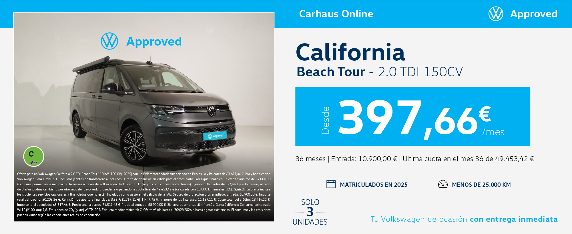 ¡Llévatela ahora! California Beach Tour desde 397,66 €/mes*